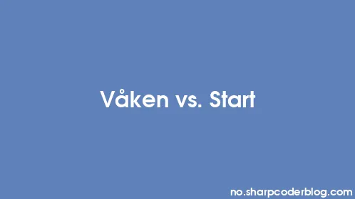 Våken vs. Start - Thumbnail
