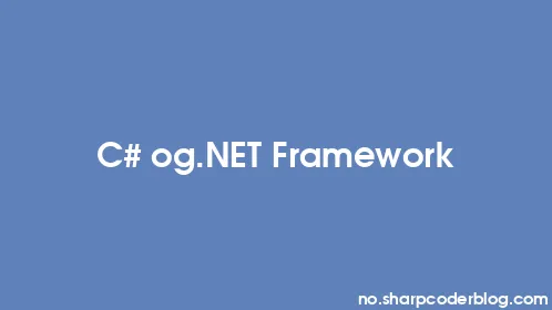 C# og.NET Framework - Thumbnail
