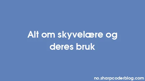Alt om skyvelære og deres bruk - Thumbnail