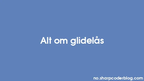 Alt om glidelås - Thumbnail