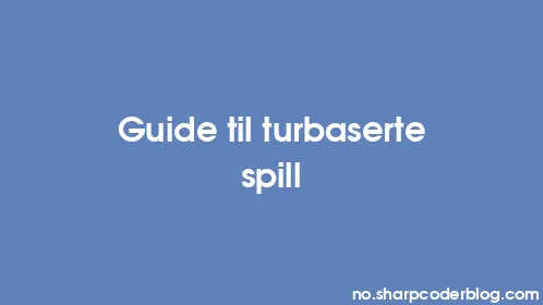 Guide til turbaserte spill - Thumbnail