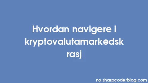 Hvordan navigere i kryptovalutamarkedskrasj - Thumbnail