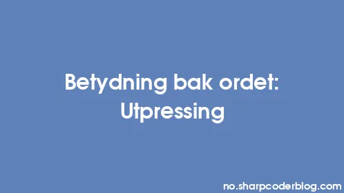 Betydning bak ordet: Utpressing - Thumbnail