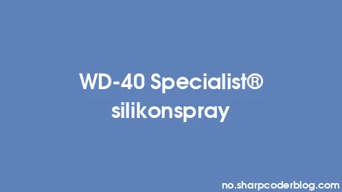 WD-40 Specialist® silikonspray - Thumbnail
