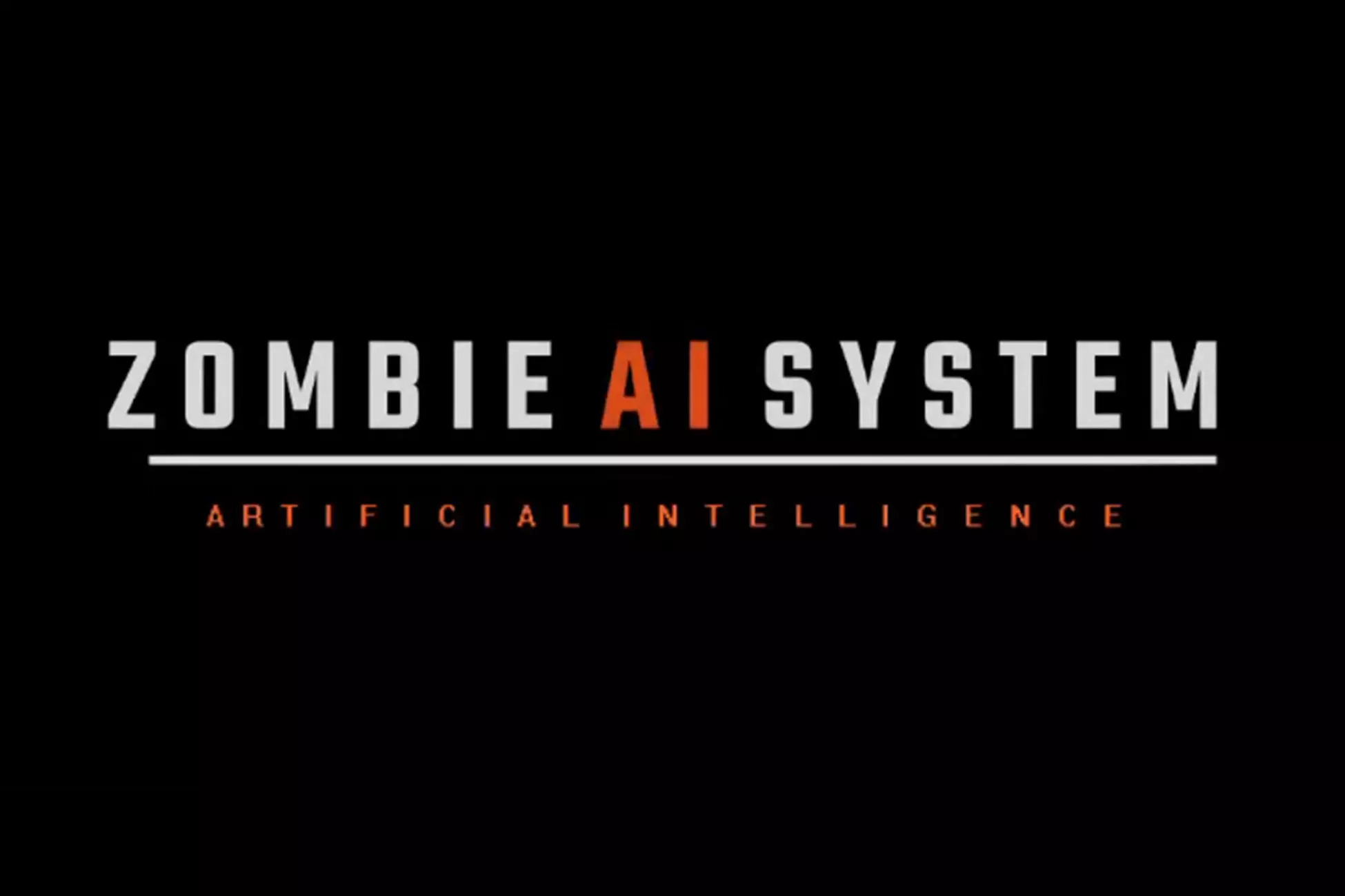 Zombie AI System Unity Asset Store-pakke.