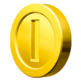 Gjennomsiktig gullmyntbilde