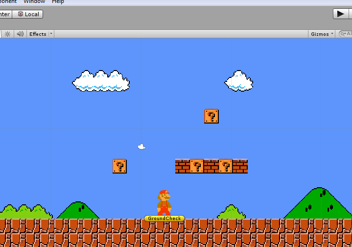 Lage Super Mario-spill i Unity.
